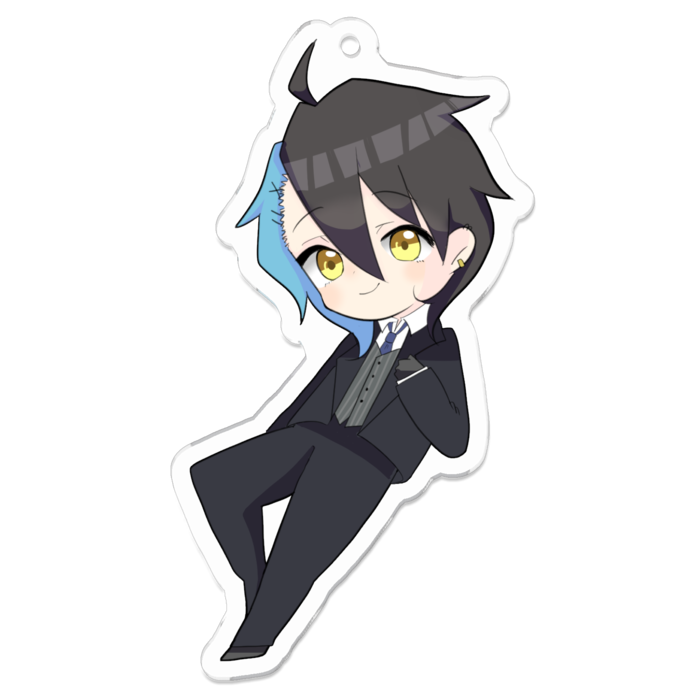 アクリルキーホルダー（コーティング） - 70 x 70 (mm)