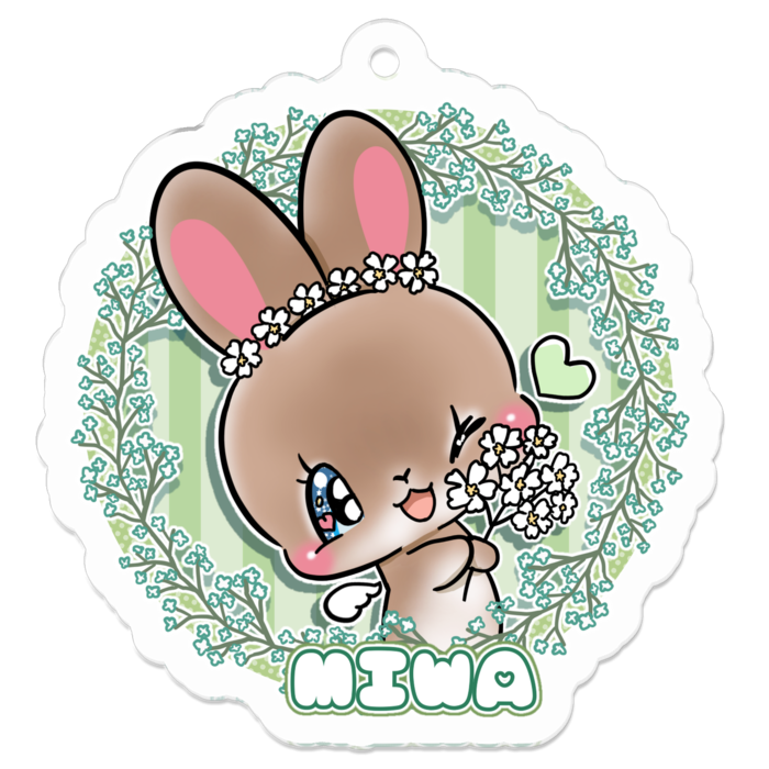 アクリルキーホルダー - 50 x 50 (mm)