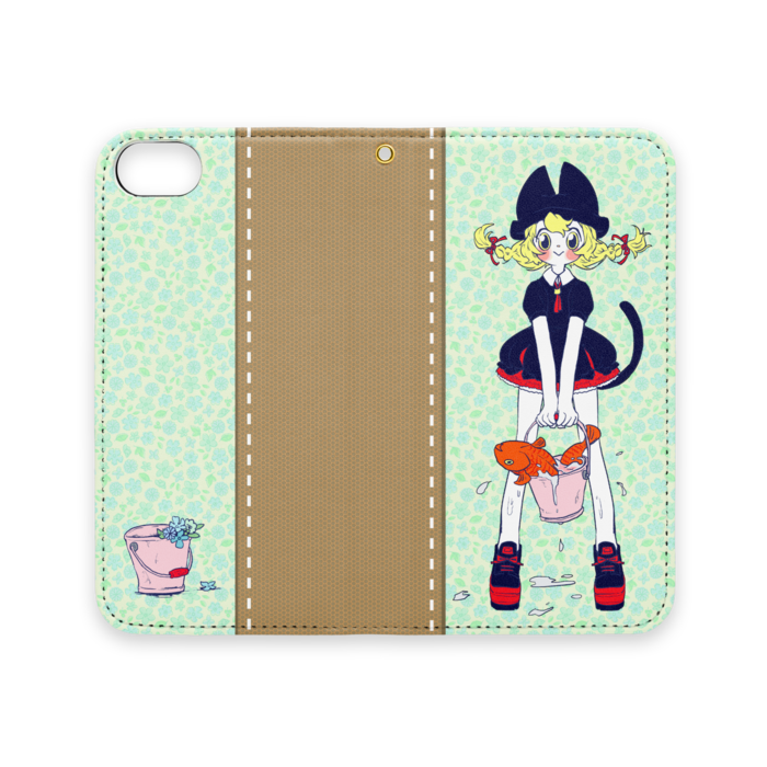 手帳型iPhoneケース（ベルトなし） - iPhone 8 / 7 / SE2 - ストラップ穴 あり