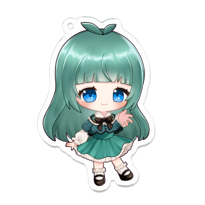 アクリルキーホルダー - 70 x 70 (mm)（せな）