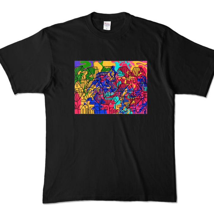 カラーTシャツ - XL - ブラック (濃色)