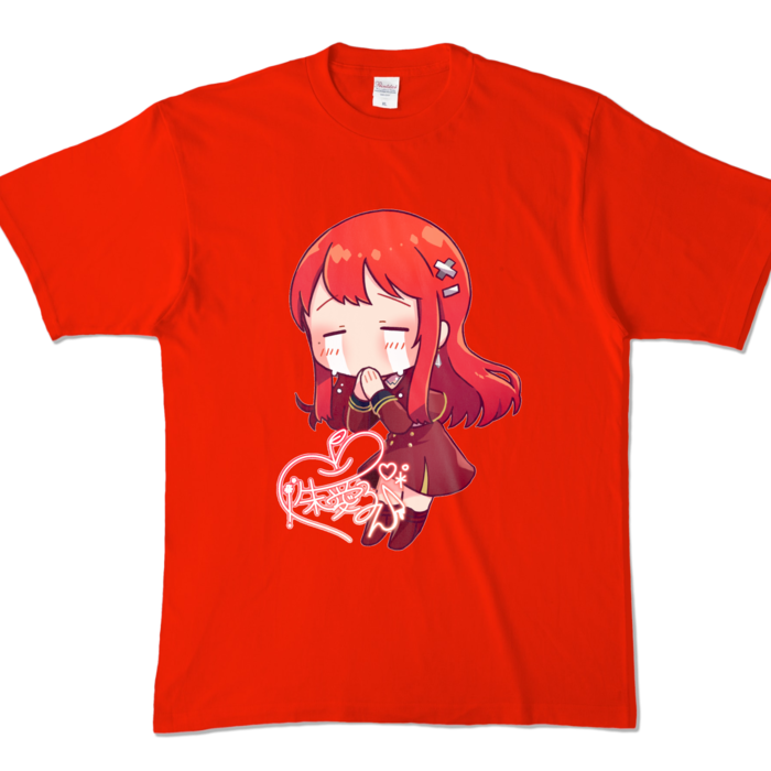 カラーTシャツ - XL - レッド (濃色)