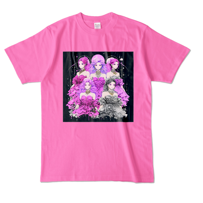 カラーTシャツ - L - ピンク (濃色)