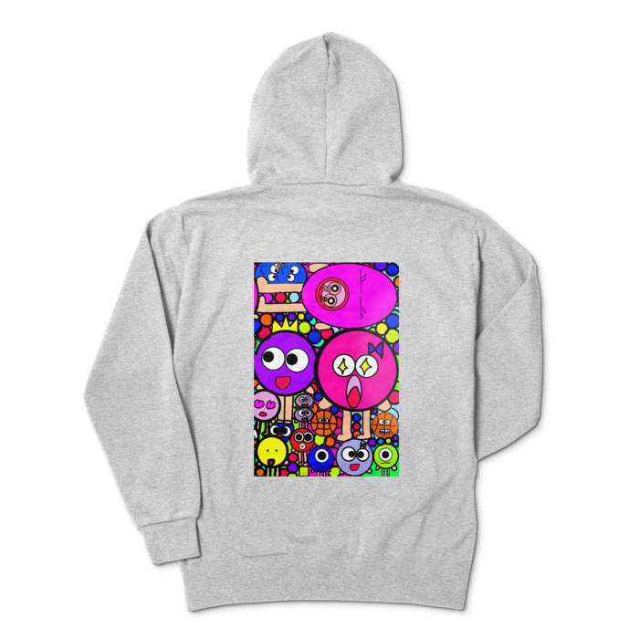 パーカー - XL - 杢グレー