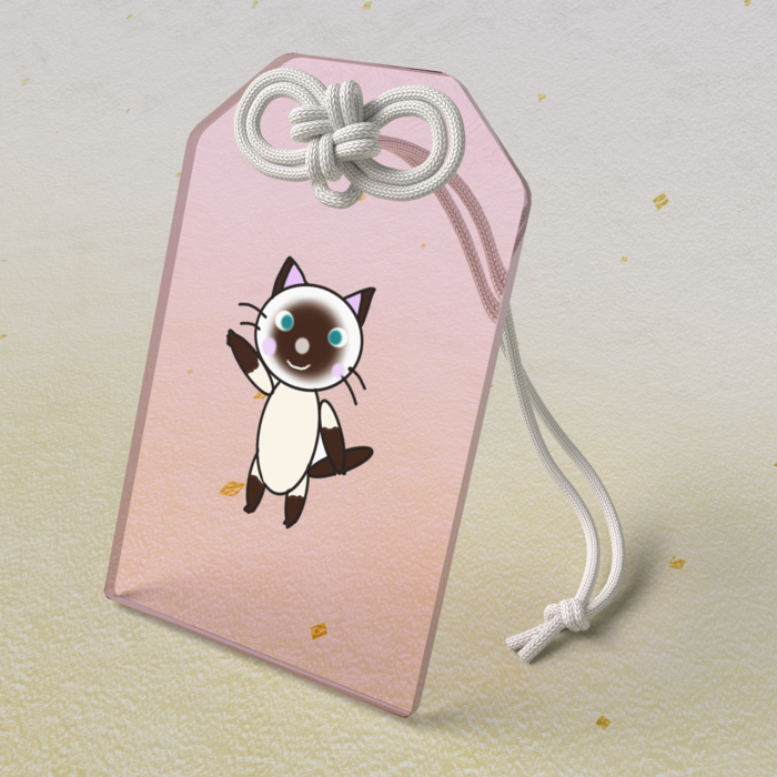 アクリルお守り - 50 × 80mm