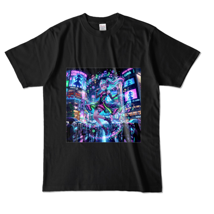 カラーTシャツ - L - ブラック (濃色)