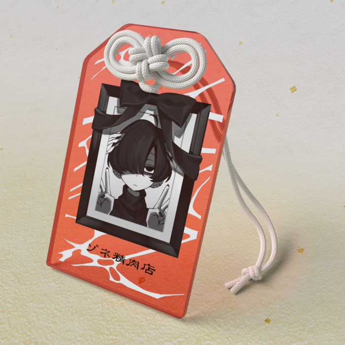 アクリルお守り - 50 × 80mm