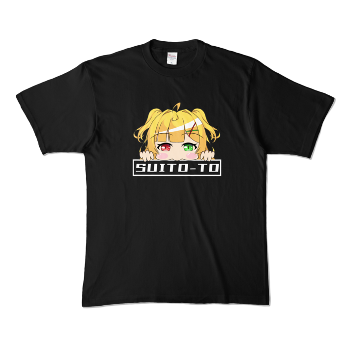 カラーTシャツ - XL - ブラック (濃色)