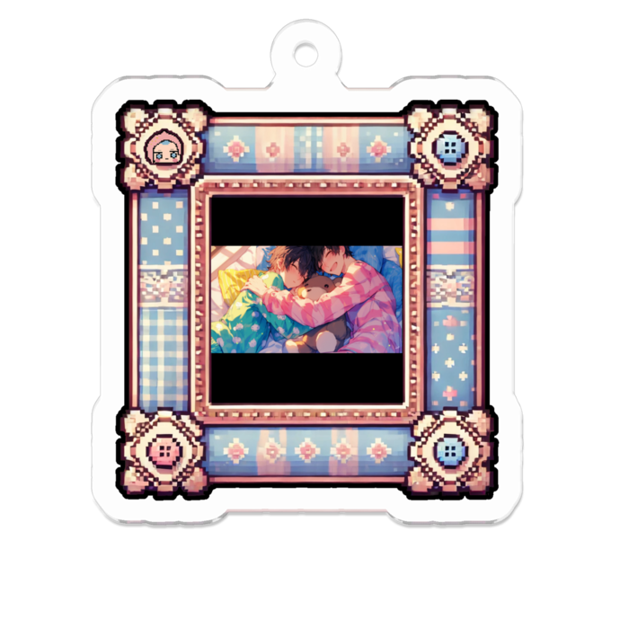 アクリルキーホルダー - 50 x 50 (mm)