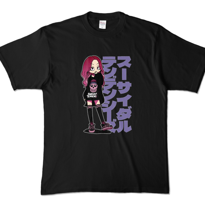 カラーTシャツ - XL - ブラック (濃色)