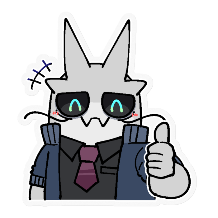 ステッカー - 100 x 100 (mm)