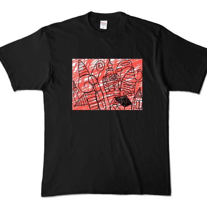 カラーTシャツ - XL - ブラック (濃色)