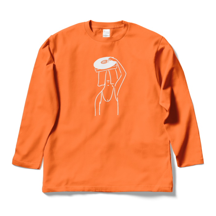 ロングスリーブTシャツ - L - オレンジ