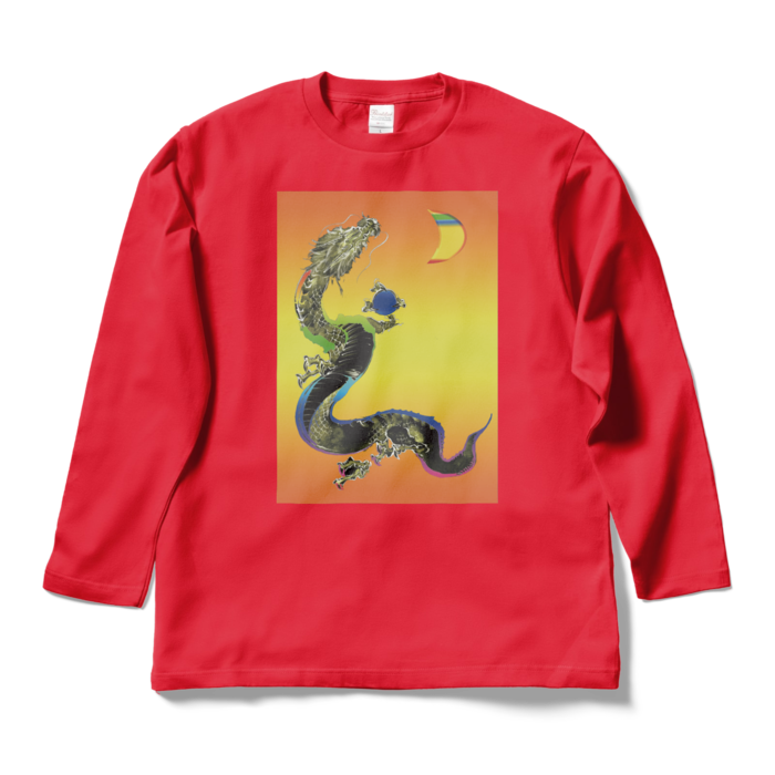 ロングスリーブTシャツ - L - レッド