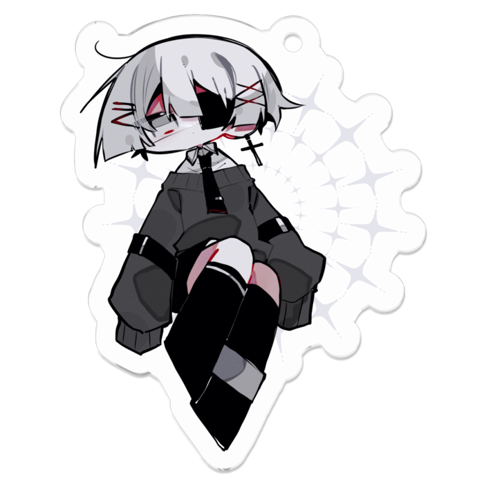 アクリルキーホルダー - 50 x 50 (mm)