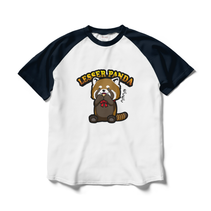 ラグランTシャツ - L - ホワイト×ネイビー