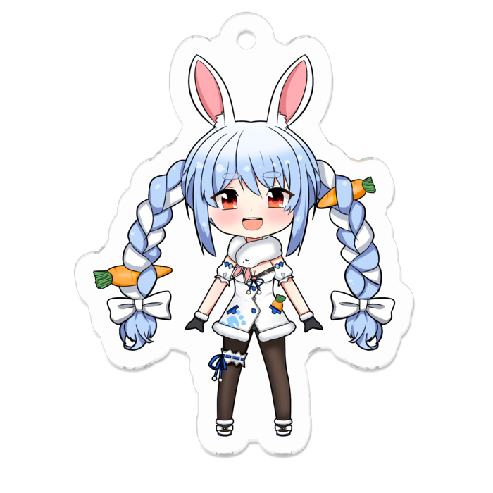 アクリルキーホルダー - 50 x 50 (mm)