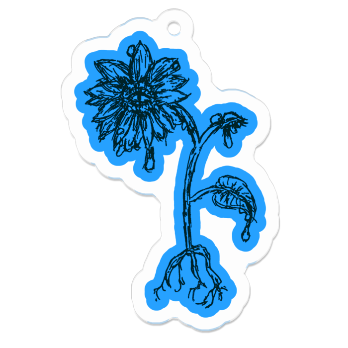 アクリルキーホルダー - 50 x 50 (mm)