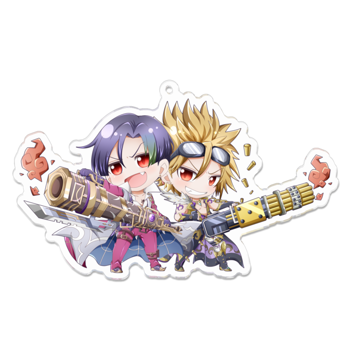 アクリルキーホルダー - 100 x 100 (mm)