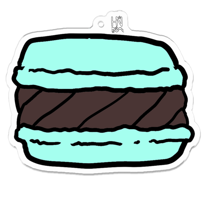 アクリルキーホルダー（コーティング） - 70 x 70 (mm)