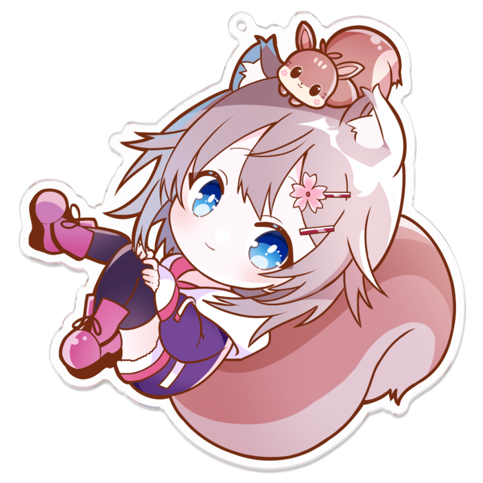 アクリルキーホルダー - 100 x 100 (mm)