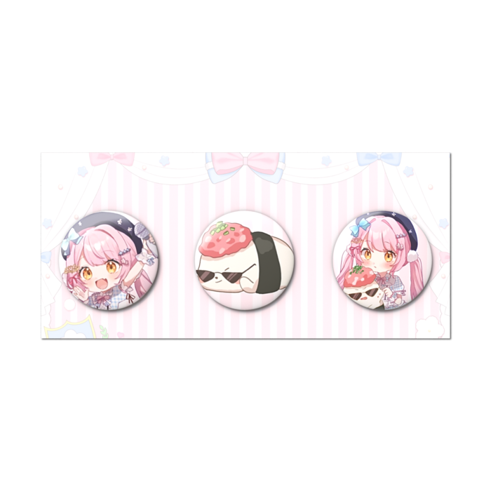 缶バッジセット - 3個セット