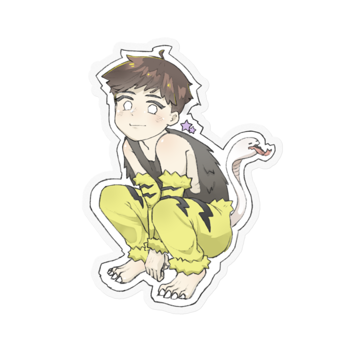 ステッカー - 100 x 100 (mm)