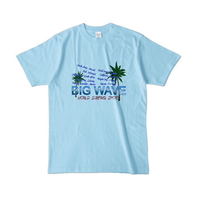 カラーTシャツ - L - ライトブルー (淡色)