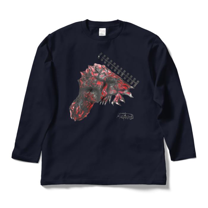 ロングスリーブTシャツ - L - ネイビー