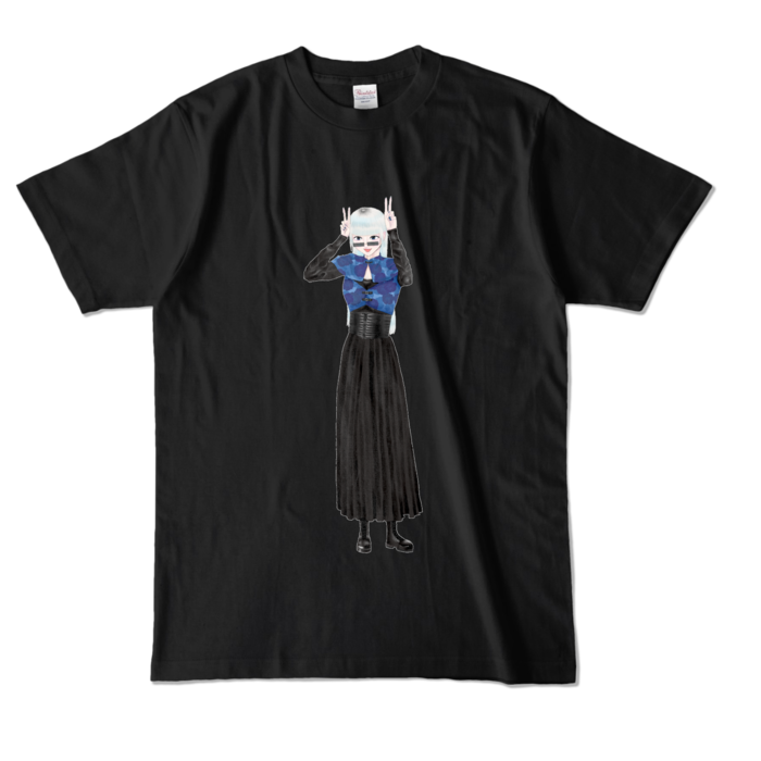 カラーTシャツ - L - ブラック (濃色)