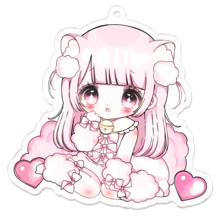 アクリルキーホルダー - 70 x 70 (mm)