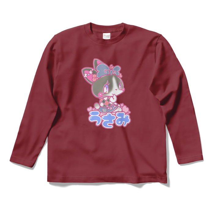 ロングスリーブTシャツ - S - バーガンディ