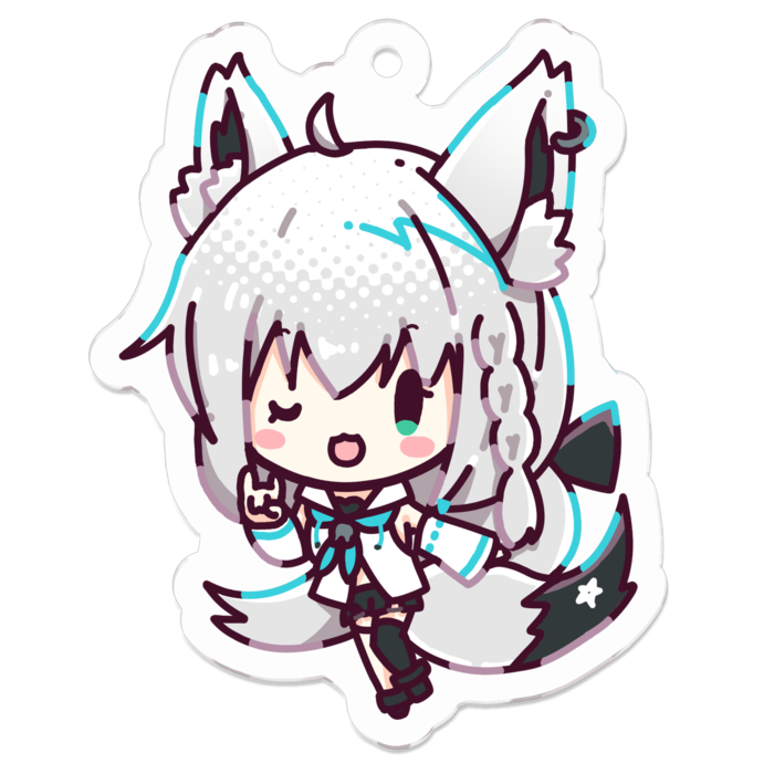 アクリルキーホルダー - 50 x 50 (mm)