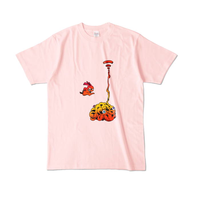 カラーTシャツ - L - ライトピンク (淡色)(1)