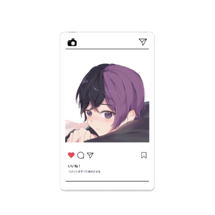 アクリルバッジ - 70 x 70 (mm)