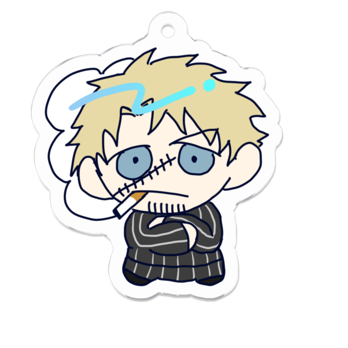 アクリルキーホルダー - 50 x 50 (mm)