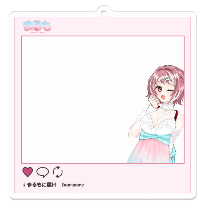 アクリルキーホルダー - 70 x 70 (mm)