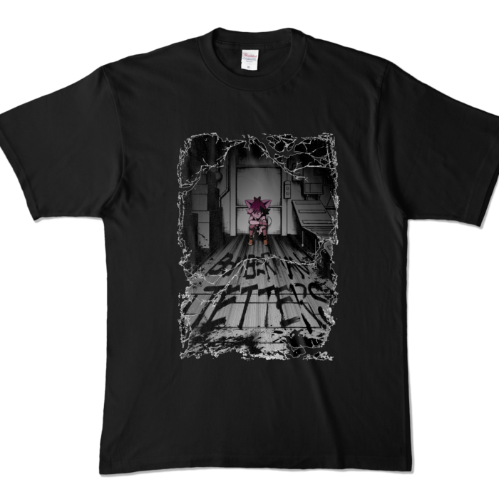 カラーTシャツ - XL - ブラック (濃色)