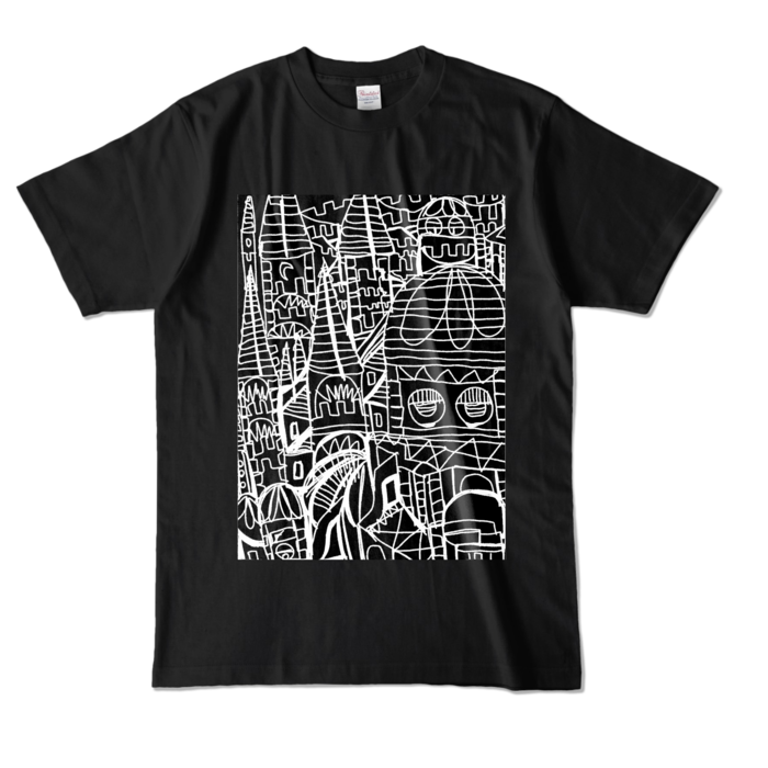 カラーTシャツ - L - ブラック (濃色)