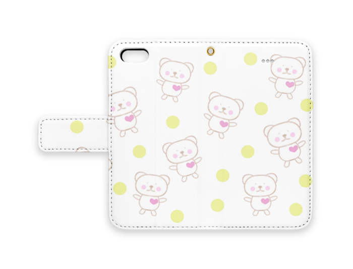 手帳型iPhoneケース - iPhone 5 / 5s / SE - ストラップ穴 あり