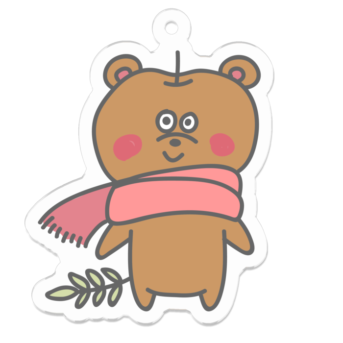 アクリルキーホルダー - 50 x 50 (mm)