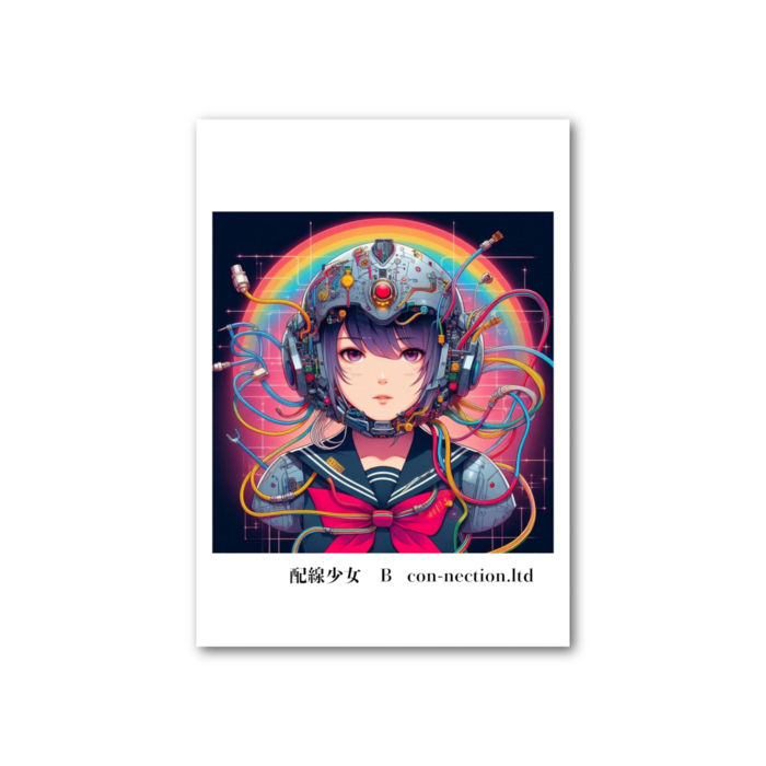フォト風カード - 縦 - 片面