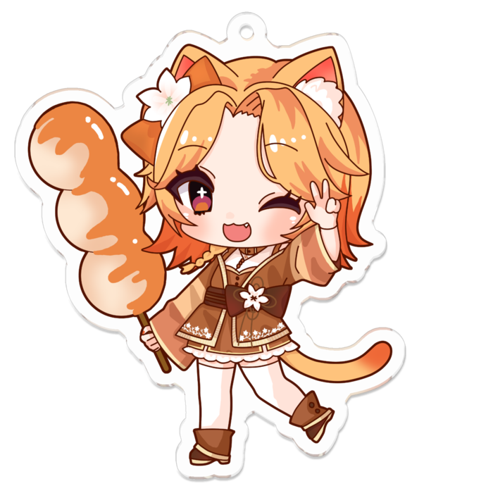 アクリルキーホルダー - 70 x 70 (mm)