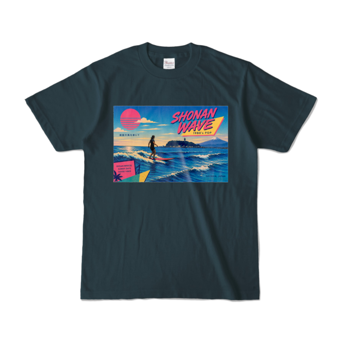 カラーTシャツ - S - デニム (濃色)