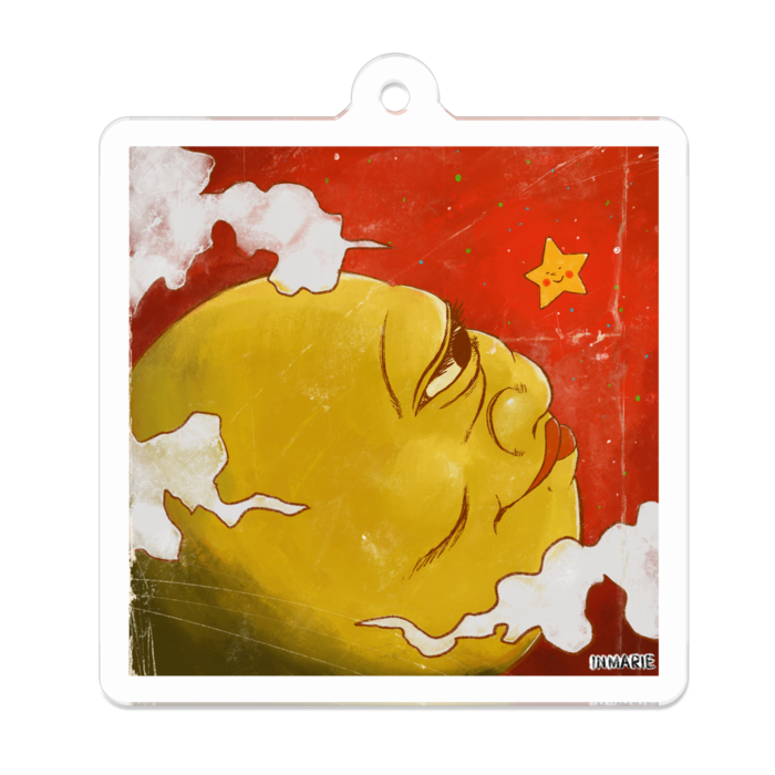 アクリルキーホルダー - 50 x 50 (mm)