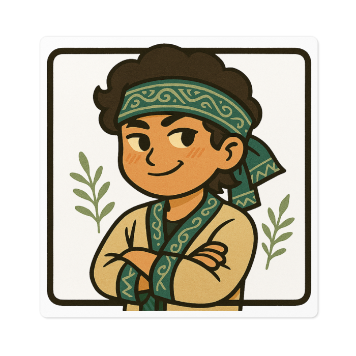 ステッカー - 100 x 100 (mm)