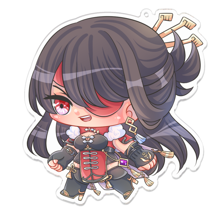 アクリルキーホルダー - 100 x 100 (mm)