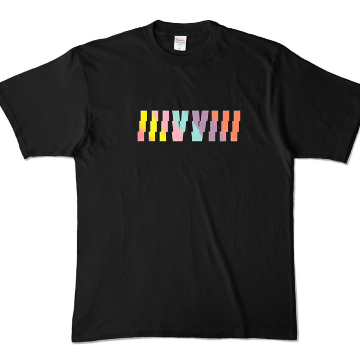 カラーTシャツ - XL - ブラック (濃色)