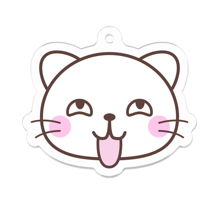 アクリルキーホルダー - 50 x 50 (mm)