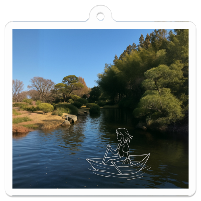 アクリルキーホルダー - 50 x 50 (mm)